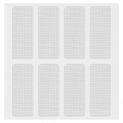 Клеевые полоски двусторонние, 34х15 мм, акриловая основа, 32 шт., BRAUBERG, 608778