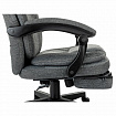 Кресло офисное CH-868MSG-BF, синхромеханизм, вибромодуль, подставка для ног, ткань, серое, 1998751