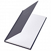 Блокнот А5 134х206 мм, 80 л., твёрдый, клетка, BRAUBERG "Minimal", синий, 116439