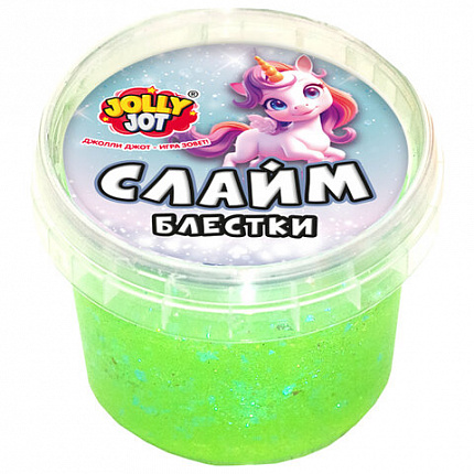 Слайм МИКС, 100 г, АССОРТИ, 8 видов, JOLLY JOT (ДЖОЛЛИ ДЖОТ), 667321