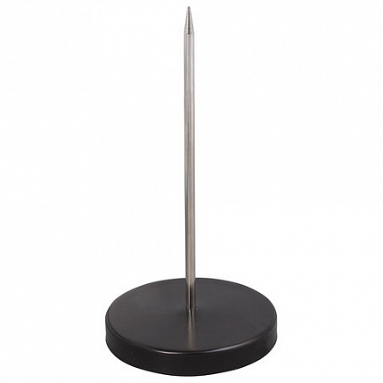 Игла настольная для чеков и билетов, 13 см, металлическая подставка, BRAUBERG, 237000, 5285