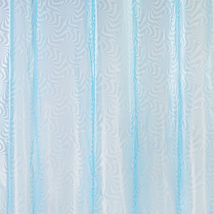 Шторка для ванной EVA, 180х180 см, кольца в комплекте, СИНЯЯ ГОЛОГРАФИЯ, PRIMILA (ПРИМИЛА), 700103