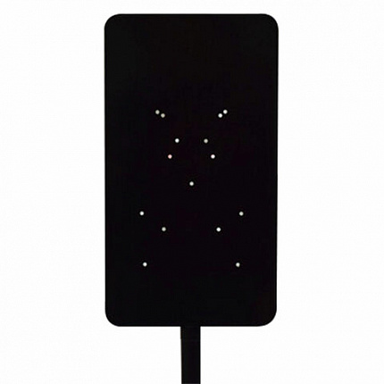 Стойка для дозатора антисептика и мыла, высота 1,4 м, сталь, черная, СД-1, СД-1Ч