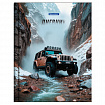 Дневник 1-4 класс 48 л., твердый, BRAUBERG, глянцевая ламинация, с подсказом, "Джип", 107586