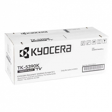 Тонер-картридж KYOCERA (TK-5390K) ECOSYS PA4500cx, черный, ресурс 18000 страниц, оригинальный, 1T02Z10NL0