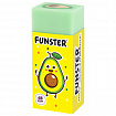 Ластики FUNSTER (ФАНСТЕР) "AVOCADO", НАБОР 3 штуки, 50х21х16 мм, прямоугольные, картонный держатель, экологичный ПВХ, блистер, 272724