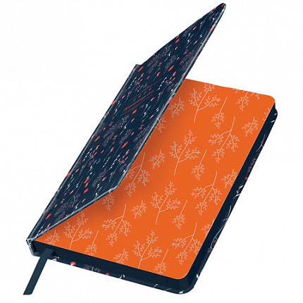 Ежедневник датированный 2026 А5 138x213 мм, BRAUBERG "Vista", под кожу, твердый, "Pattern", 117457