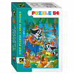 Пазл картонный 54 элемента, "Любимые герои", АССОРТИ, поле 18х13 см, STEP PUZZLE
