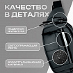 Сумка на пояс HEIKKI PROMPT (ХЕЙКИ), 2 отделения, регулируемый ремень, светоотражающие элементы, серая, 35х14х4см, 273925