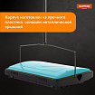 Щетка-веник-пылесос механическая, металлическая, плотная щетина на роликах, чёрно-бирюзовый, разборный, колорбокс, DASWERK, 608948