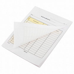 Накладная 2-слойная самокопирующаяся, А5 147х207 мм, КОМПЛЕКТ 5 книжек по 50 шт., STAFF, 130287