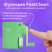 Точилка механическая BRAUBERG KIDS, для простых и цветных карандашей, корпус мятный, крепление к столу, 272003