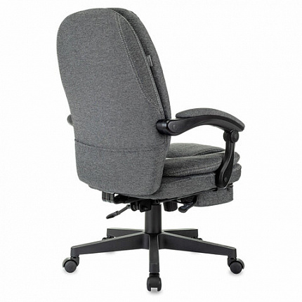 Кресло офисное CH-868MSG-BF, синхромеханизм, вибромодуль, подставка для ног, ткань, серое, 1998751