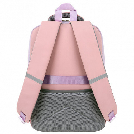 Рюкзак SNOOBAG (СНУБЭГ) PROACTIVE, 2 отделения, 7 карманов, Delicate, сиреневый, 40х29х17 см, 274446