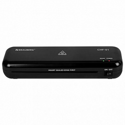 Ламинатор BRAUBERG CHF-01 А4, 60-150 мкм, 25 см/мин, с подарочным набором для ламинирования: резак, обрезчик углов, пленка 52 шт., 532861