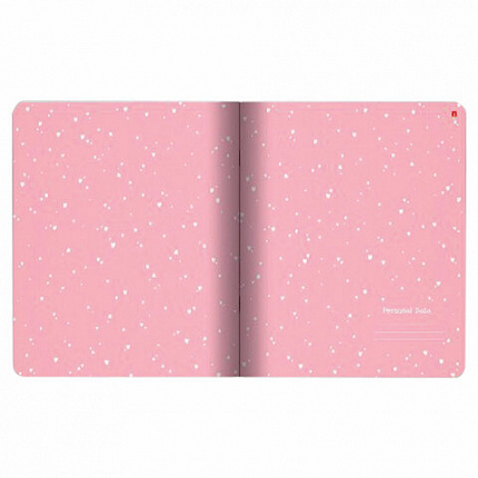 Тетрадь А5 48 л. АЛЬТ скоба, клетка, Soft Touch, фольга, "ЗЕФИРНОЕ НАСТРОЕНИЕ", 7-48-569