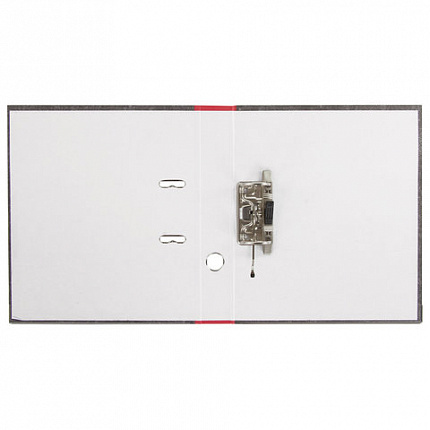 Папка-регистратор ОФИСМАГ, фактура стандарт, с мраморным покрытием, 50 мм, красный корешок, 225587