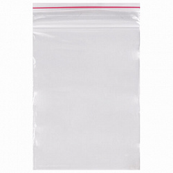 Пакеты с замком ZIP LOCK "зиплок", комплект 100 шт., 40х60 мм, ПВД, толщина 35 микрон, BRAUBERG, 606206