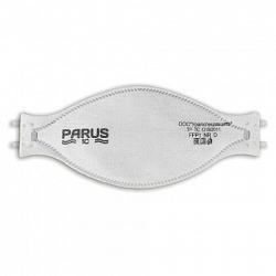 Респиратор противоаэрозольный, базовый класс защиты FFP1, без клапана, PARUS 1С, 1229634