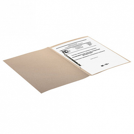 Скоросшиватель картонный STAFF, гарантированная плотность 220 г/м2, до 200 л., 124875