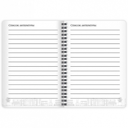 Дневник читательский А5 58 листов, гребень, пластиковая обложка, картон, BRAUBERG, "МИКС", 118528