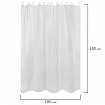 Шторка для ванной PEVA, 180х180 см, кольца в комплекте, дизайн ассорти, УЗОРЫ, WBZ (ВБЗ), 700068