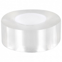 Многоразовая двухсторонняя прозрачная крепежная лента, скотч NANO tape, 5 м x 3 см, толщина 1 мм, WBZ (ВБЗ), 700426