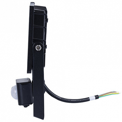 Прожектор светодиодный с датчиком движения 30 Вт, 6500 К, 2400 Лм, 30 м2, IP65, 161х146х51 мм, черный, SONNEN, 238417