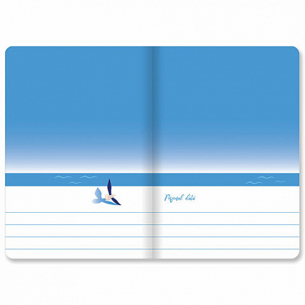 Тетради 40 л. в клетку обложка SoftTouch, НАБОР 3 шт., бежевая бумага 70 г/м2, сшивка, А5 (147х210 мм), JOY, BRAUBERG, 403791