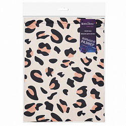 Мешок для обуви BRAUBERG большой удобный с ручкой, 51х41 см, "Wild spots", 271593