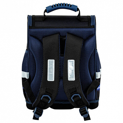 Ранец ЮНЛАНДИЯ WISE, 1 отделение, 3 кармана, устойчивое дно, "Street power", 37x29х15 см, 272071