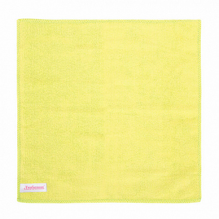 Салфетки из МИКРОФИБРЫ универсальные 30х30 см, КОМПЛЕКТ 3 шт., ассорти, 220 г/м2, ЛЮБАША ПЛЮС, 606307