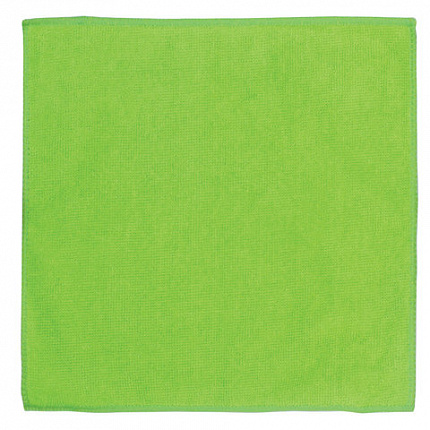 Салфетка универсальная, плотная микрофибра, 30х30 см, зеленая, 280 г/м2, ОФИСМАГ "Стандарт", 601259