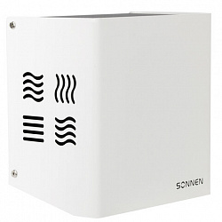 Сушилка для рук SONNEN HDR-1200W, 1200 Вт, производство РОССИЯ, антивандальная, сталь, белая, 701870