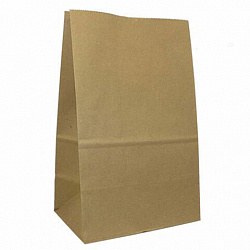 Крафт-пакет бумажный 18х12х29 см, плотность 90 г/м2, 110319