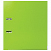 Папка-регистратор BRAUBERG "EXTRA", 75 мм, салатовая, двустороннее покрытие пластик, металлический уголок, 228576