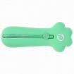 Пенал-косметичка ЮНЛАНДИЯ на молнии, силикон, "Paw Mint", мятный, 20х7 см, 270056