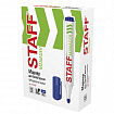 Маркер стираемый для белой доски СИНИЙ, STAFF "Manager" WBM-491, 5 мм, с клипом, 151492