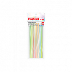 Закладки клейкие выделители текста BRAUBERG ULTRA COLOR, 135х5мм, 160 штук (8 цветов х 20 листов), 116685