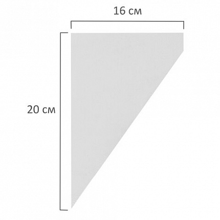 Мешок кондитерский одноразовый 16х20 см, размер S, КОМПЛЕКТ 100 штук, 35 мкм, LAIMA Home, 700701