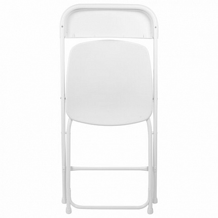 Стул складной BRABIX "Golf CF-002", белый каркас, пластик белый, 532887