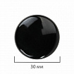 Магниты BRAUBERG "BLACK&WHITE" УСИЛЕННЫЕ 30 мм, НАБОР 10 шт., черные, 237466