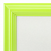 Рамка 21х30 см небьющаяся, багет 17,5 мм, пластик, BRAUBERG "Colorful", салатовая, 391244