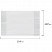 Обложки ПП для тетрадей и дневников, КОМПЛЕКТ 20 шт., 40 мкм, 210х350 мм, прозрачные, ПИФАГОР, 223485
