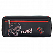 Пенал мягкий BRAUBERG, 2 отделения, полиэстер, "Roar", черный, 21х9х6 см, 272347