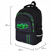 Рюкзак BRAUBERG VIBE, 2 отделения, 5 карманов, "Green car", 40х28х14 см, 272088