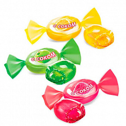 Карамель леденцовая ЯШКИНО с соком малины, яблока, лимона, 500 г, ВК283