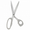 Ножницы портновские 230 мм, КЛАССИЧЕСКИЕ, серые, пластиковые ручки, ОСТРОВ СОКРОВИЩ, 665602