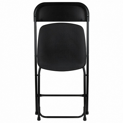 Стул складной BRABIX "Golf CF-002", черный каркас, пластик черный, 531563