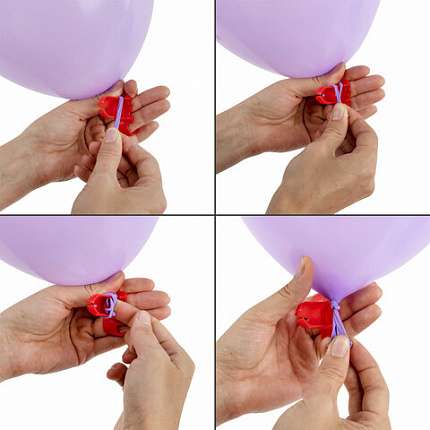 Шары воздушные НАБОР ДЛЯ ДЕКОРА "Мечта", 100 шаров, сиреневый/белый/золото, BRAUBERG KIDS, 591897